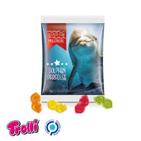 Minitüte, 15 g,kompostierbare Folie, Trolli Fruchtgummi Brillen