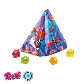 Fruchtgummi Tetraeder Folie, Trolli Fruchtgummi Haus