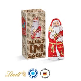 Lindt Weihnachtsmann 10g in der Werbebox, 