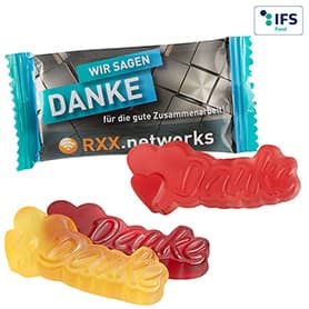 Herzlichen Dank - Fruchtgummi