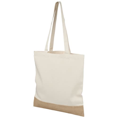 Delhi Baumwolle Jute Tragetasche 7L