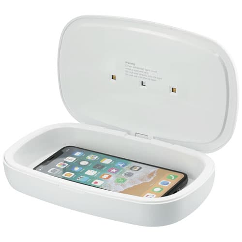 Capsule UV Smartphone Sterilisator mit kabellosem 5 W Ladepad