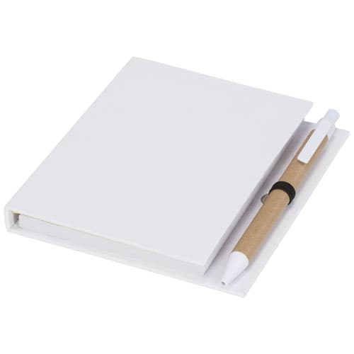 Haftnotizblock mit Stift