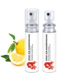 Handreinigungsspray, 20 ml, Body Label