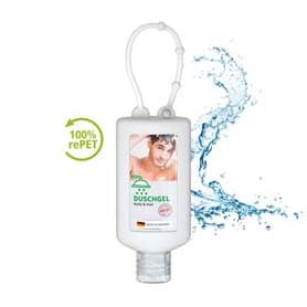 Duschgel "Body & Hair", 50 ml Bumper frost, Body Label (R-PET)