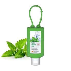 Sportgel, 50 ml Bumper grün, Body Label (R-PET)
