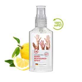 Handreinigungsspray, 50 ml, Body Label (R-PET)
