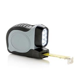 2-in-1 ABS Maßband 5m/19mm, grau