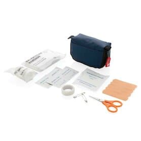 Erste Hilfe Set in Tasche, navy blau