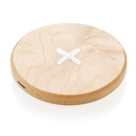 5W Wirless-Charger aus Holz, braun