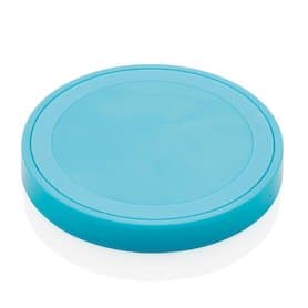 Runder 5W Wirless-Charger, blau
