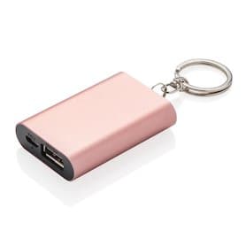 1.000 mAh Schlüsselanhänger Powerbank, rosa