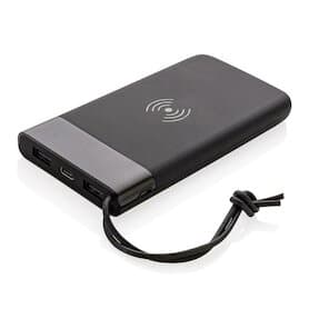 Aria 8.000 mAh 5W Wireless Charging Powerbank, schwarz