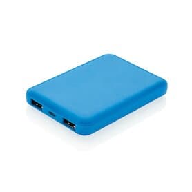 High Density 5.000 mAh Pocket Powerbank, blau