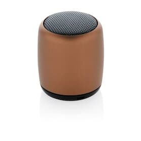 Kabelloser Mini-Lautsprecher aus Aluminium, braun