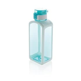 Squared verschließbare, auslaufsichere Tritanflasche, turkis