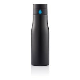 Aqua Auslaufsichere Hydration Flasche, schwarz