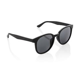 Weizenstroh Sonnenbrille, schwarz