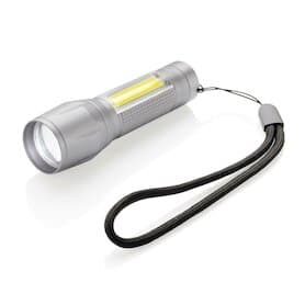Fokussierbare 3W LED Leuchte mit COB, grau