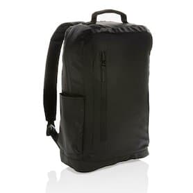 Fashion schwarzer 15.6" Laptop-Rucksack, PVC-frei, schwarz