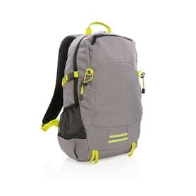 Outdoor RFID Laptop-Rucksack, PVC-frei, grau