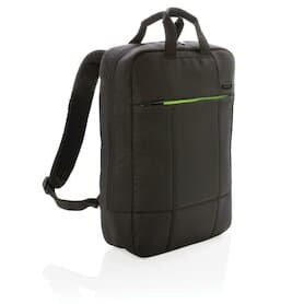 Soho Business RPET 15.6" Laptop-Rucksack, PVC-frei, schwarz