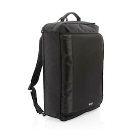 Swiss Peak wandelbarer Rucksack, PVC-frei, schwarz
