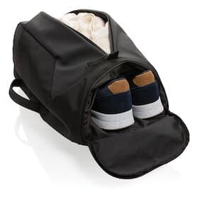 Swiss Peak AWARE™ RPET 15.6" Work & Gym Rucksack, schwarz