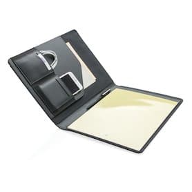 A4 Portfolio mit cleveren Fächern, schwarz
