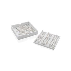 Holz-Sudoku-Spiel, weiß