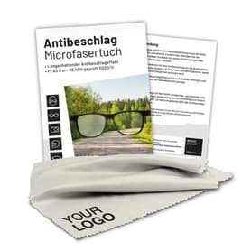 Antibeschlag Microfasertuch - 1/0-Werbedruck