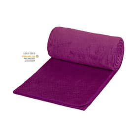 Fleecedecke Basic beere - 120 x 150 cm - 120 x 150 cm, 180 g/m²