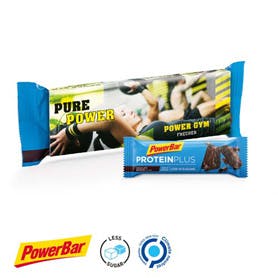 PowerBar Protein Plus Riegel, Chocolate Brown