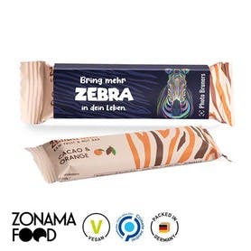 Zebra Bar Werbeschuber Cacao & Orange