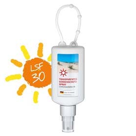 Sonnenschutzspray (LSF30), 50 ml Bumper frost, Body Label (R-PET)