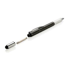 5-in-1 ABS Tool-Stift, schwarz