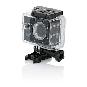 Action Kamera mit 11tlg. Zubehör, schwarz