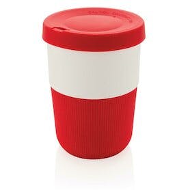 PLA Cup Coffee-To-Go 380ml, rot
