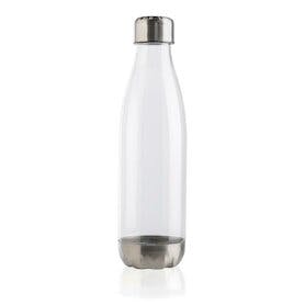 Auslaufsichere Trinkflasche mit Stainless-Steel-Deckel, tran
