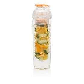 Wasserflasche mit Aromafach, orange