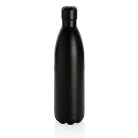 Solid Color Vakuum Stainless-Steel Flasche 1L, schwarz