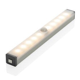 Wiederaufladbare LED Leiste mit Bewegungssensor, medium, silber