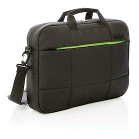 Soho 15.6" Business Laptop-Tasche aus RPET, PVC-frei, schwarz