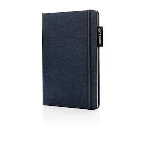 Deluxe A5 Denim Notizbuch, navy blau