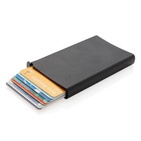 Aluminium RFID Kartenhalter, schwarz