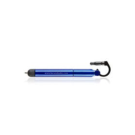 Mini Drehkugelschreiber mit Stylus Funktion (Smart Klick) , blau