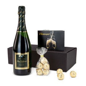 Geschenkset / Präsenteset: Champagner-Box